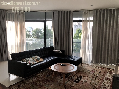 Aparment at 59 Ngo Tat To street, 21 ward, Binh Thanh district.
2 bedrooms for rent with nice decor, full furnished, low floor, we can see the trees, It is   very close to nature. Air conditioning system is fully equipment.
=> Large area for 2